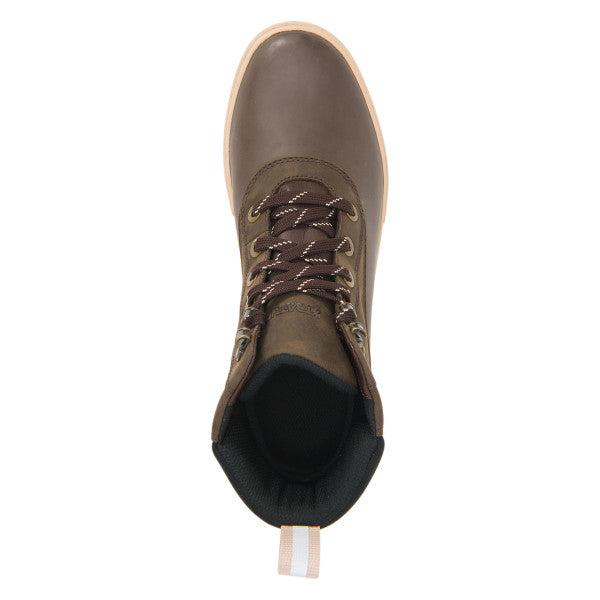 Xtratuf Men's Leather Ankle Deck Boot Lace Chocolate