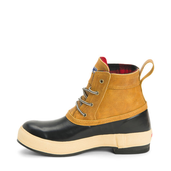 Open-Box Xtratuf Men's 6 In Legacy Lace Boot Black/Amber Gold 13