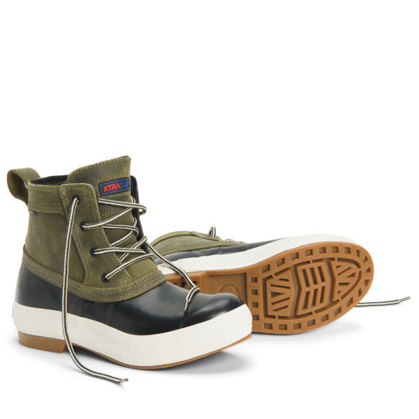 Open-Box Xtratuf Women's 6 In Legacy Lace Boot Burnt Olive/Black 7