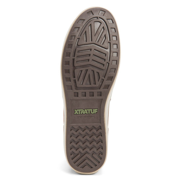 Xtratuf Men's 6" Leather Ankle Deck Boot, Brown Camo