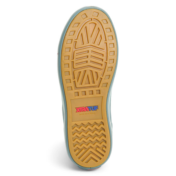 Open-Box Xtratuf Women's 6 In Ankle Deck Boot Trooper Blue/Beach Glass 11