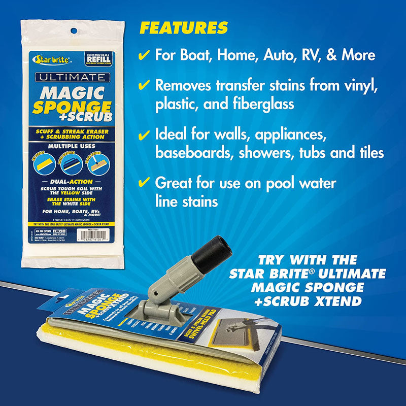 Ultimate Magic Sponge + Scrub