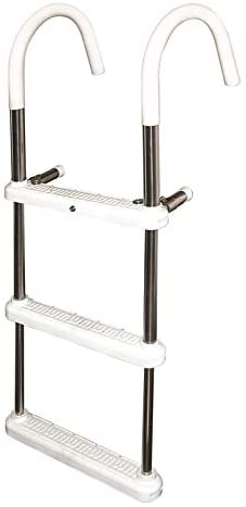 3-Step Anodized Aluminum Gunwale 11" Hook Ladder