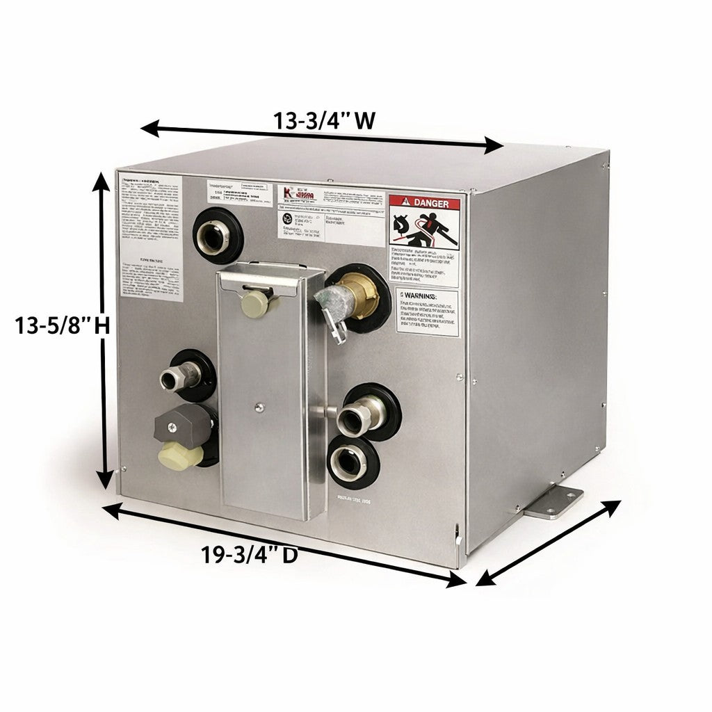 Kuuma, 6 Gallon, 120 Volt Electric Water Heater, Side Mount Engine Exchanger