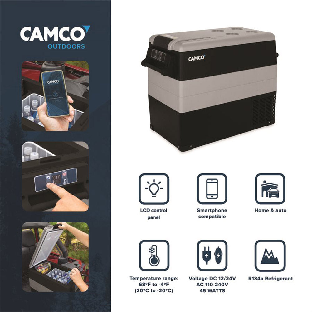 CAM-550 Portable Refrigerator, 12vdc/110vac, 55 Liter