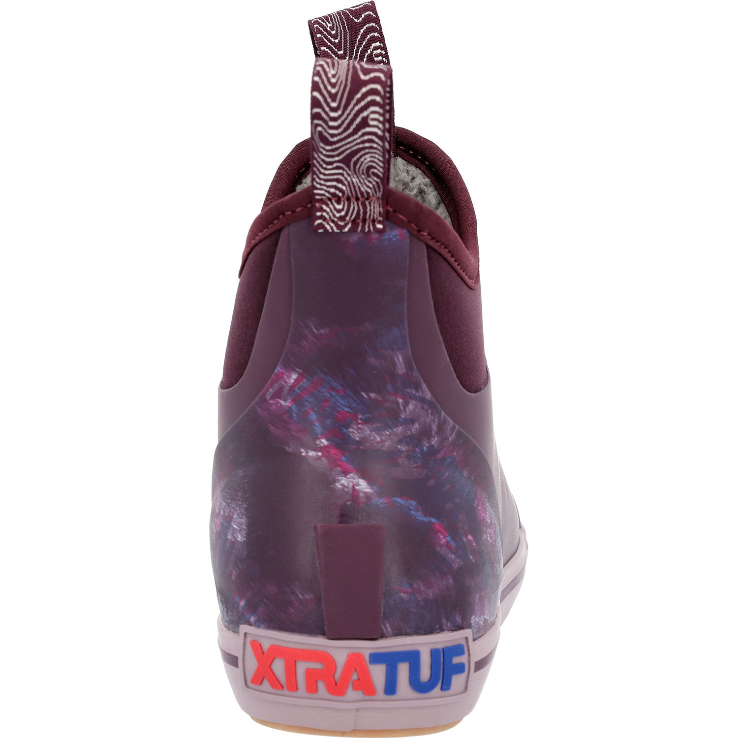 Xtratuf Women's 6 Inch Ankle Deck Boot, Purple & Stone Gray