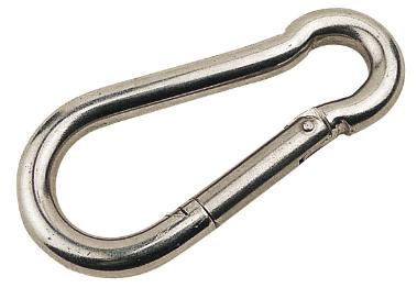 3/8" Non-Rated Stainless Snap Hooks, 10-Count POP Display