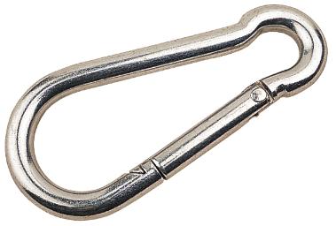 3/8" Non-Rated Galvanized Steel Snap Hooks, 15-Count POP Display