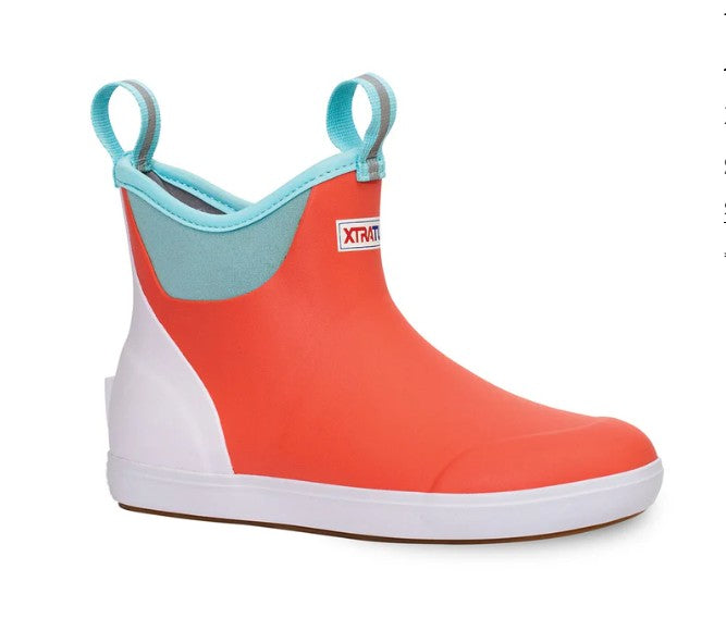Xtratuf Women's 6 In Ankle Deck Boot ECO Coral