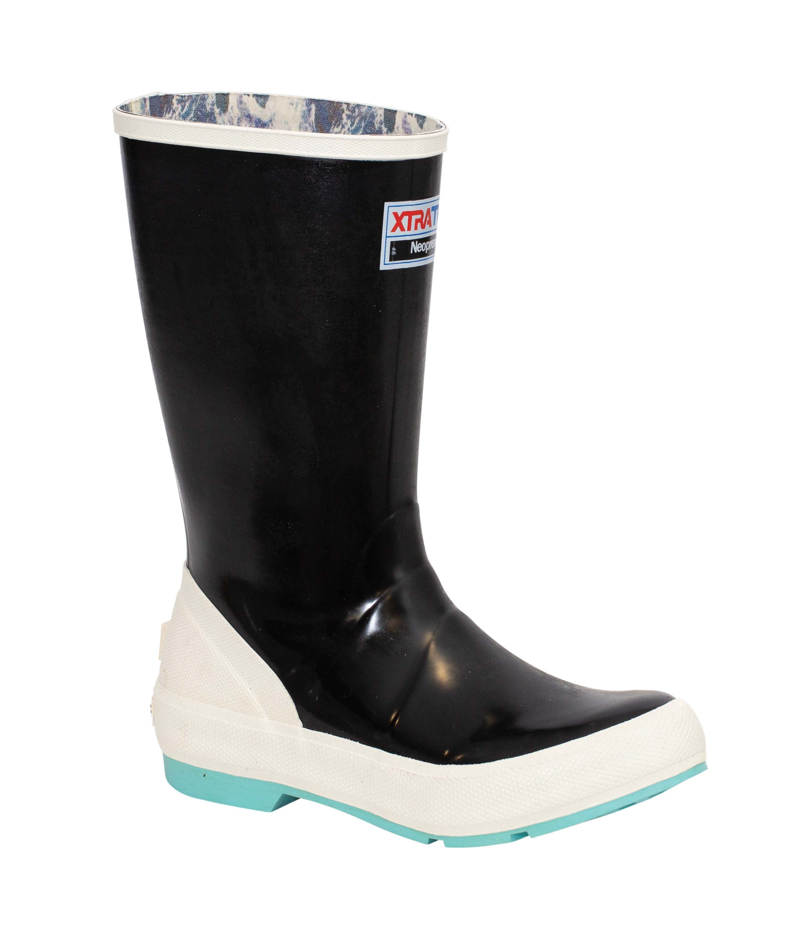 Open-Box Xtratuf Women's Legacy 12 In Boot, Black / White 6