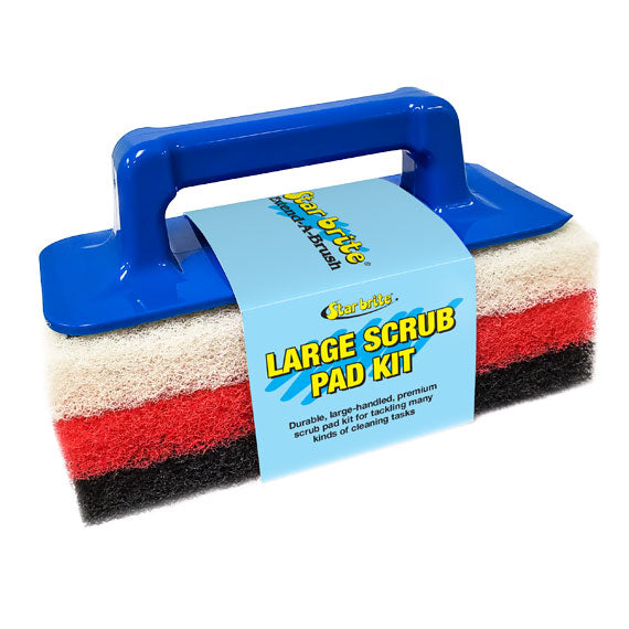 Star brite, Large Scrub Pad Kit Handle + 3 Pads