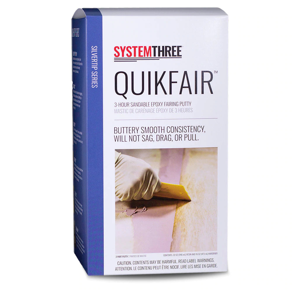 SilverTip QuikFair Epoxy Fairing Putty Kit, 1.5 GA