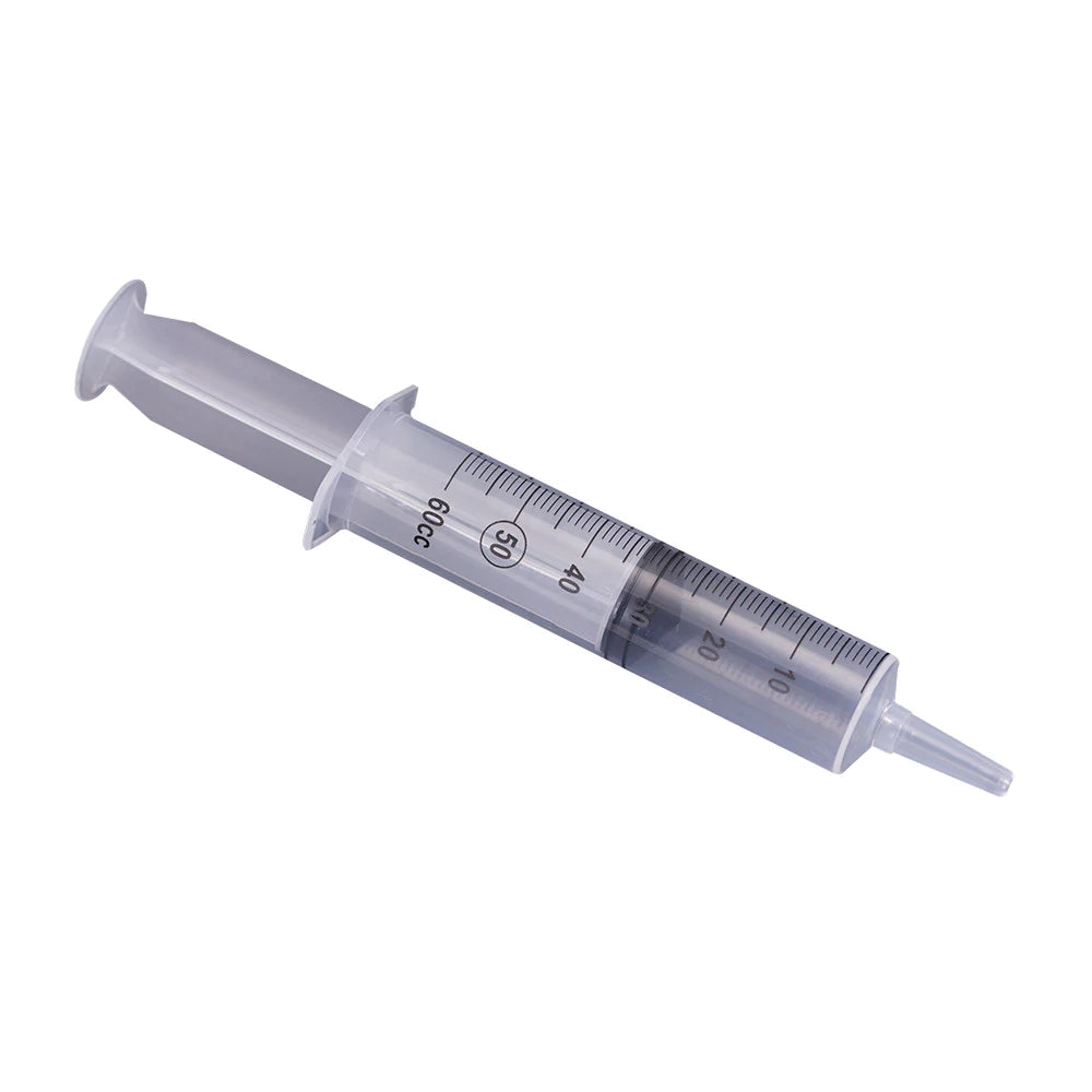 Graduated 60 cc Syringes, 2-Pack