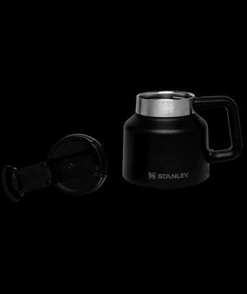 Adventure Tough-To-Tip Admiral's Mug, 20 oz., Black