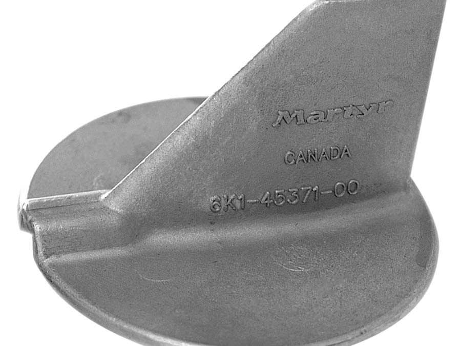 Yamaha Aluminum Skeg Anode, CM6K14537100A