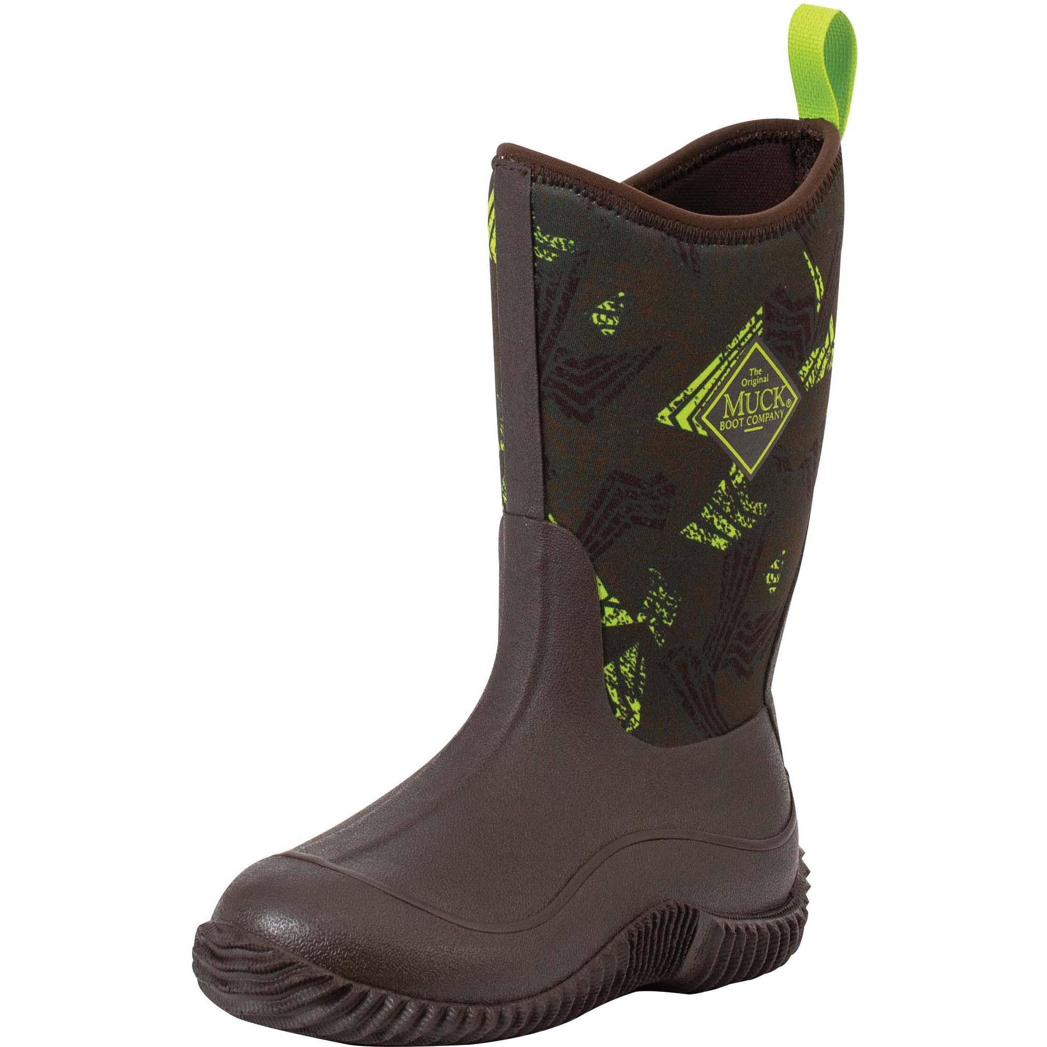 Muck Hale Rain Boot, Child / Youth, Bracken / Distressed Geo Print