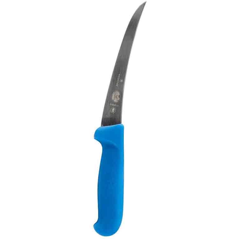 Victorinox 6" Blade Curved Semi-Stiff Boning Knife - Green, Blue