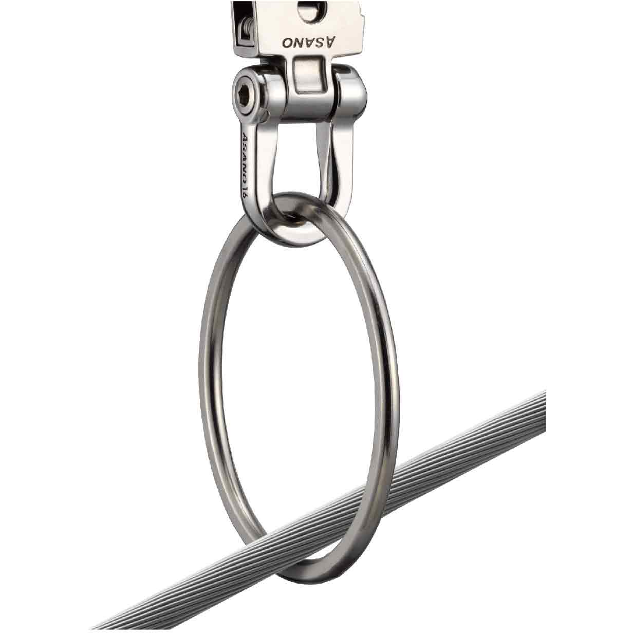 Asano 1/2" x 7" Pressed Flat Ring