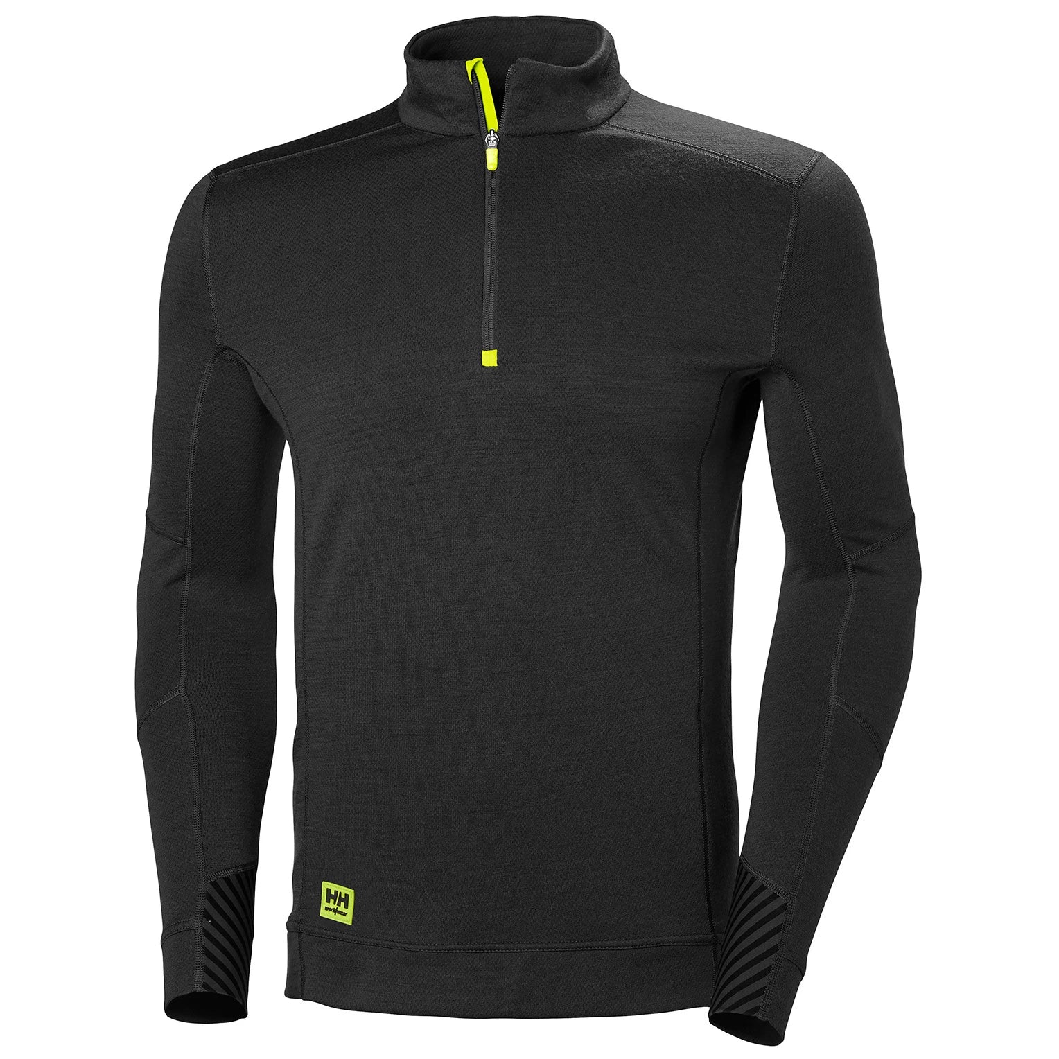 Men's Lifa Base Layer Half Zip, Black