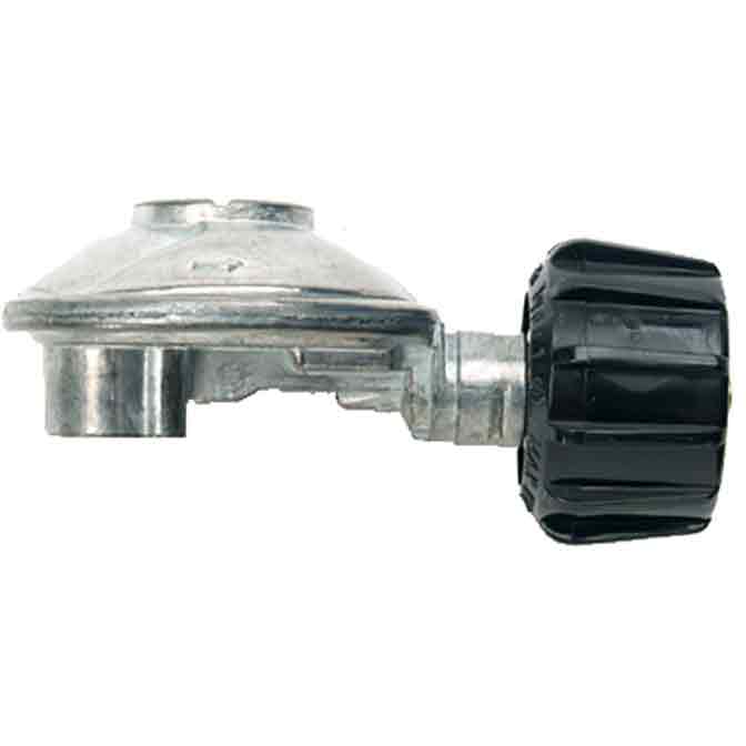 Mr Heater 90 Degree Low Pressure Propane Regulator with Appliance End Fitting with Acme Nut