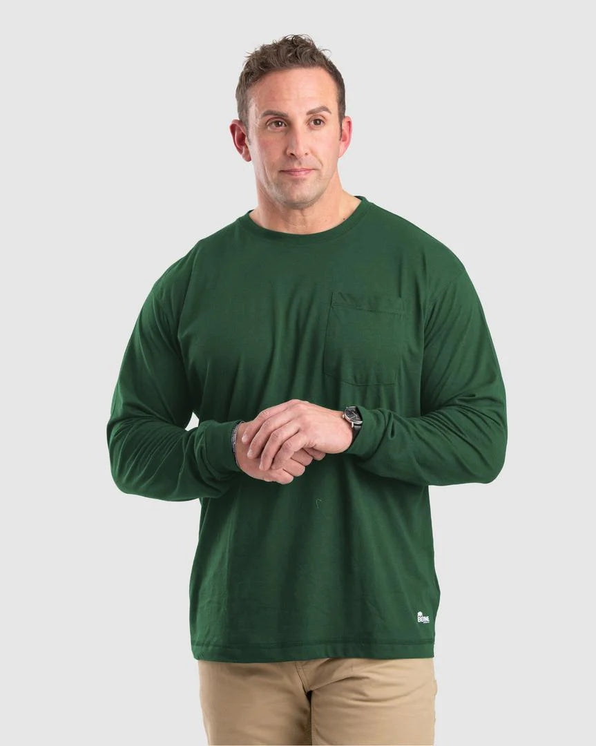 Men's Performance Long Sleeve Pocket Tee