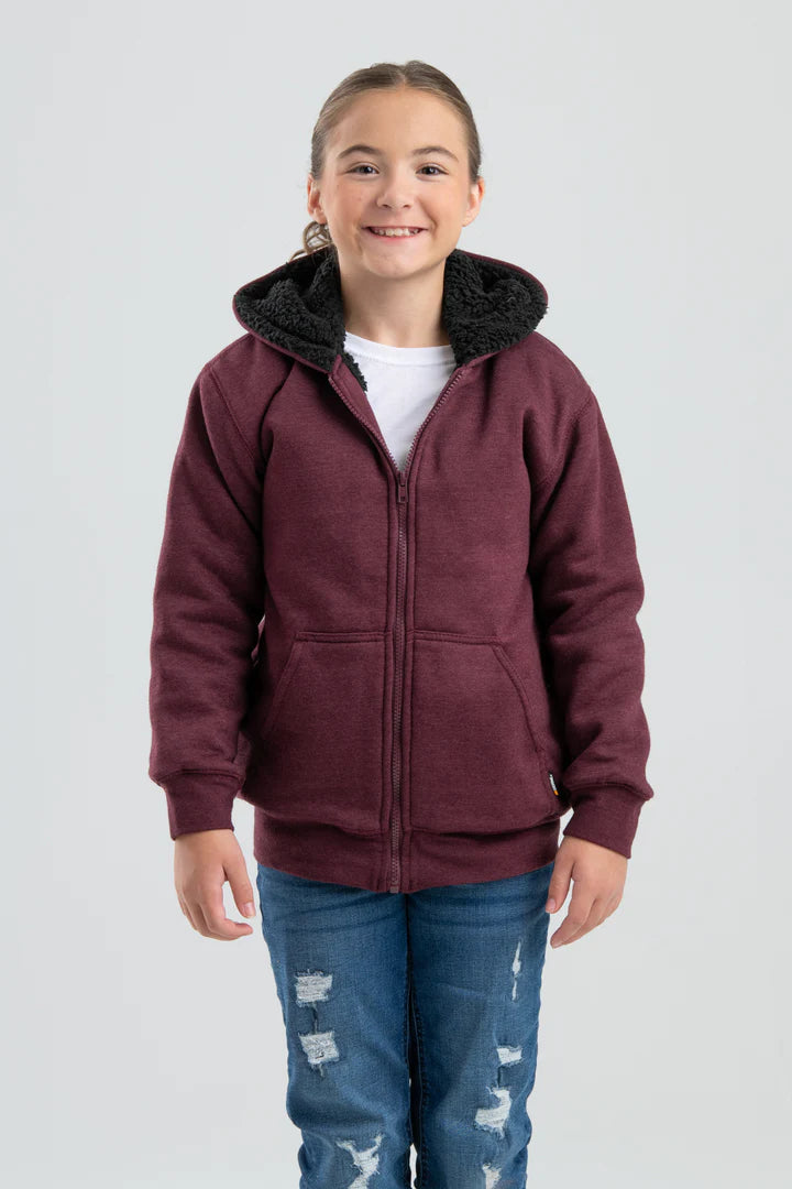 Youth Sherpa-Lined Hooded Sweatshirt / Jacket