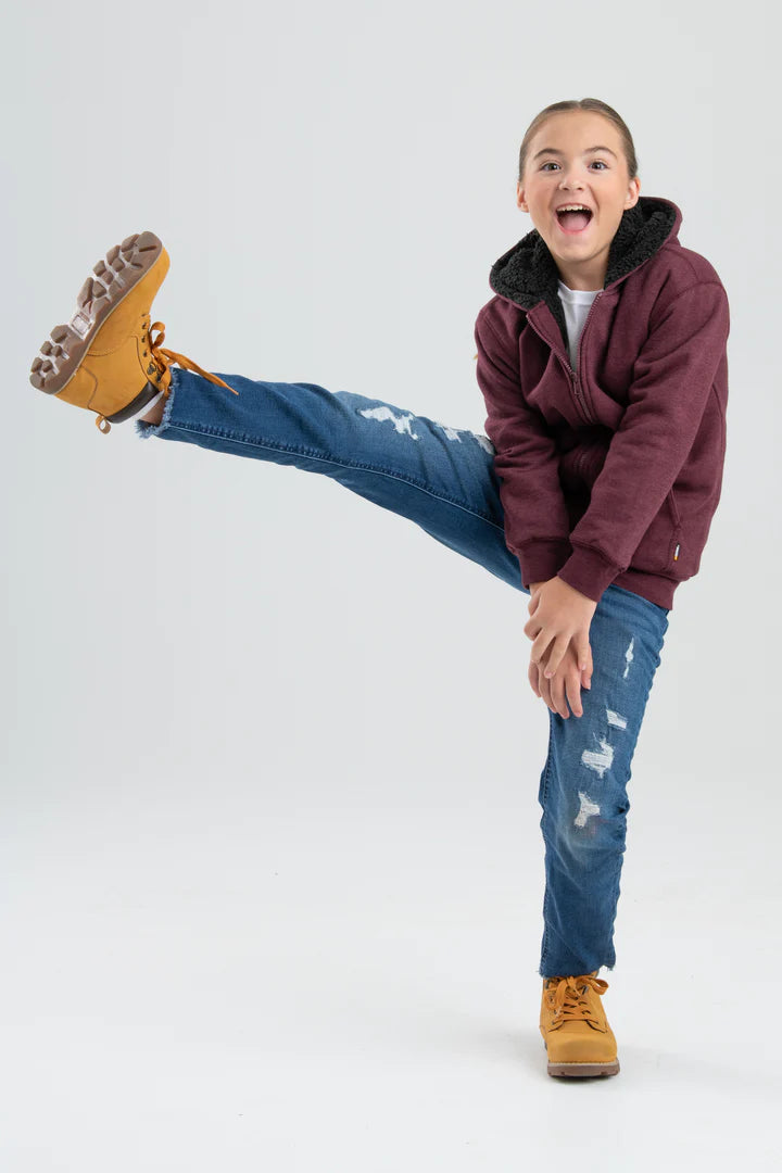 Youth Sherpa-Lined Hooded Sweatshirt / Jacket