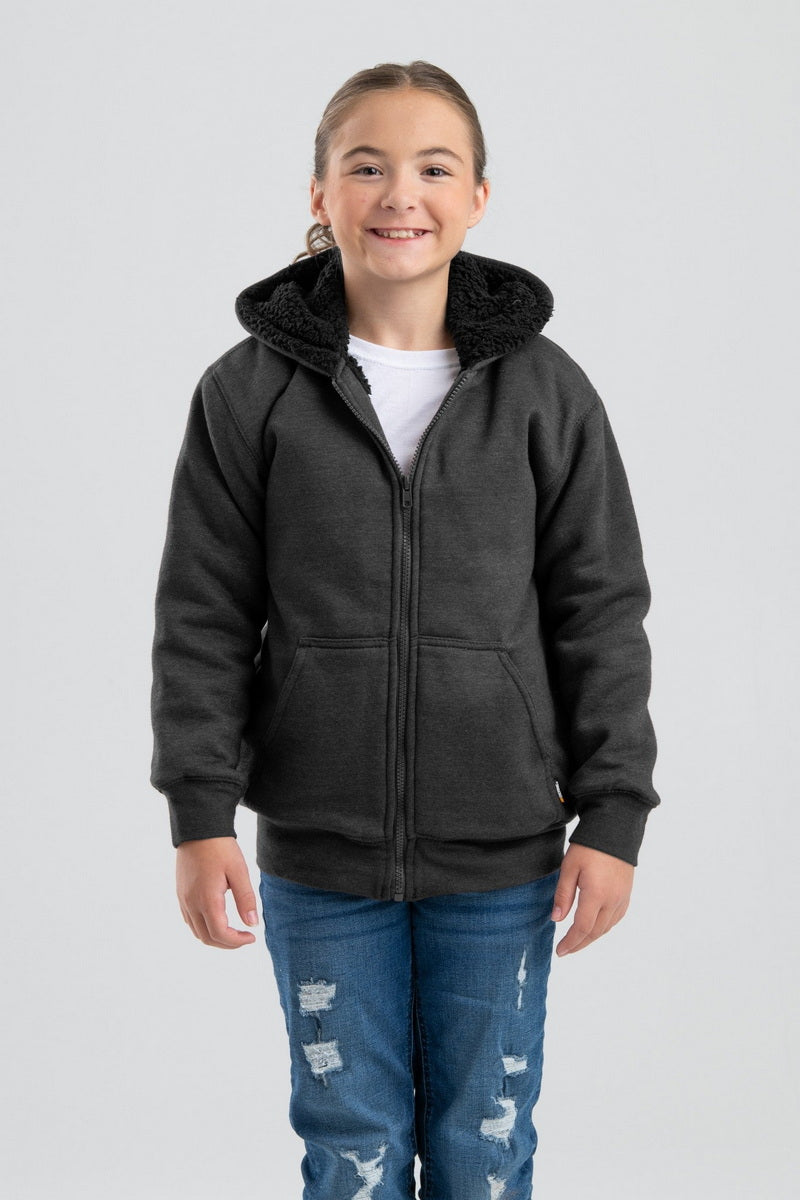 Youth Sherpa-Lined Hooded Sweatshirt / Jacket
