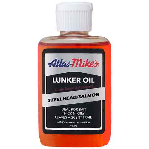 Mike's Glo Scent Lunker Oil - Salmon Egg, Anise, Anchovy, Shrimp, Herring, Steelhead Salmon, Sand Shrimp, Krill