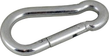 7/16" Galvanized Steel Snap Hook, Bulk
