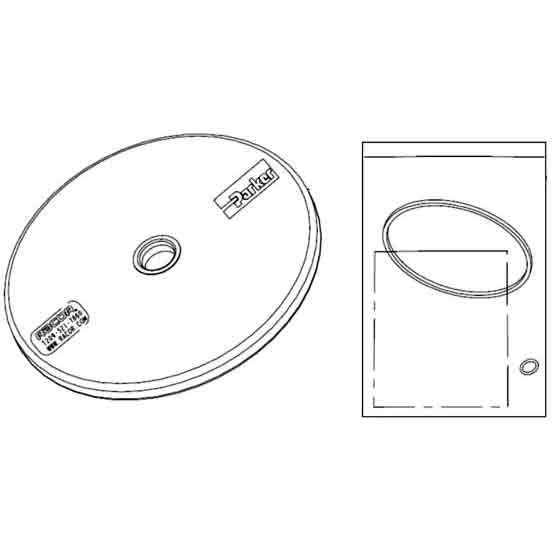 Parker RK 11-1933-04 Replacement Kit Lid 900/1000 and T-Handle