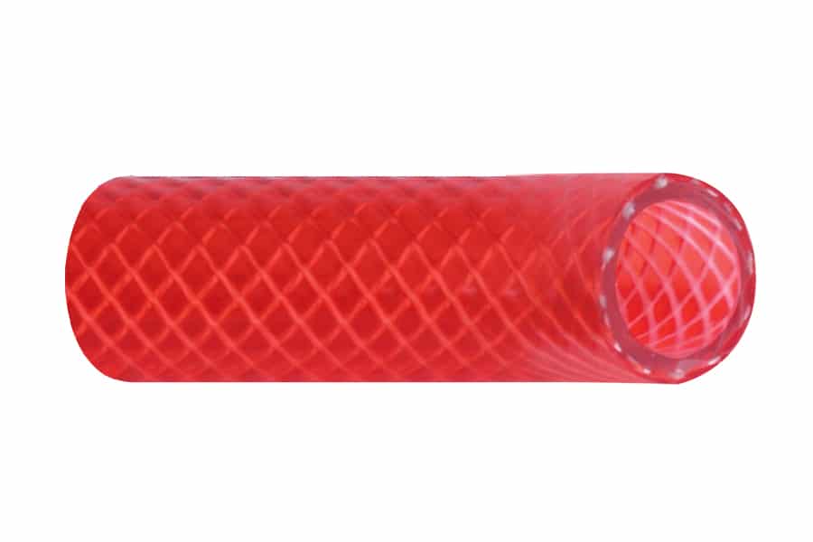 Trident 165 Series 1/2" Reinforced PVC Potable, Hot Water Hose, Red
