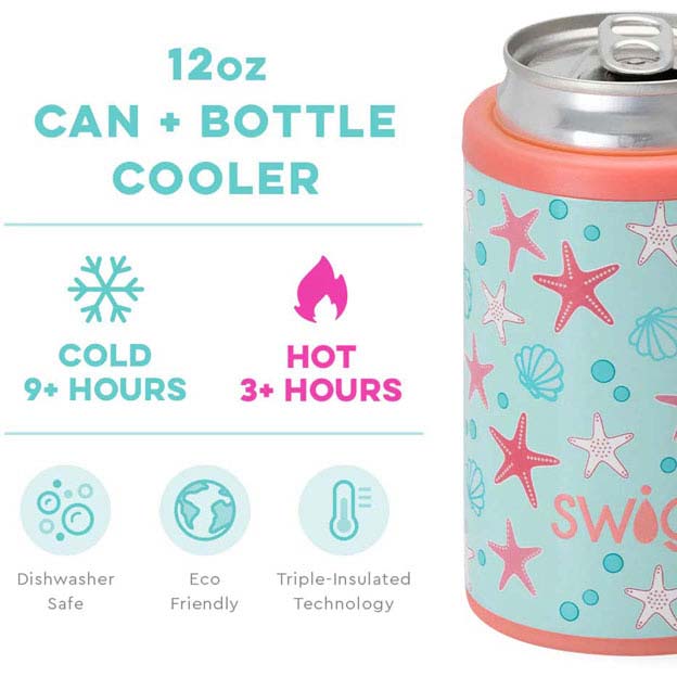 Starfish Can and Bottle Cooler 12oz