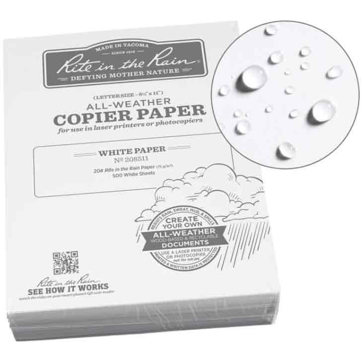 All-Weather Bulk Printer White Paper 500 Sheets