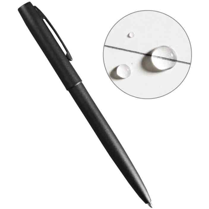 Rite in the Rain All-Weather Metal Clicker Black Pen Black Ink