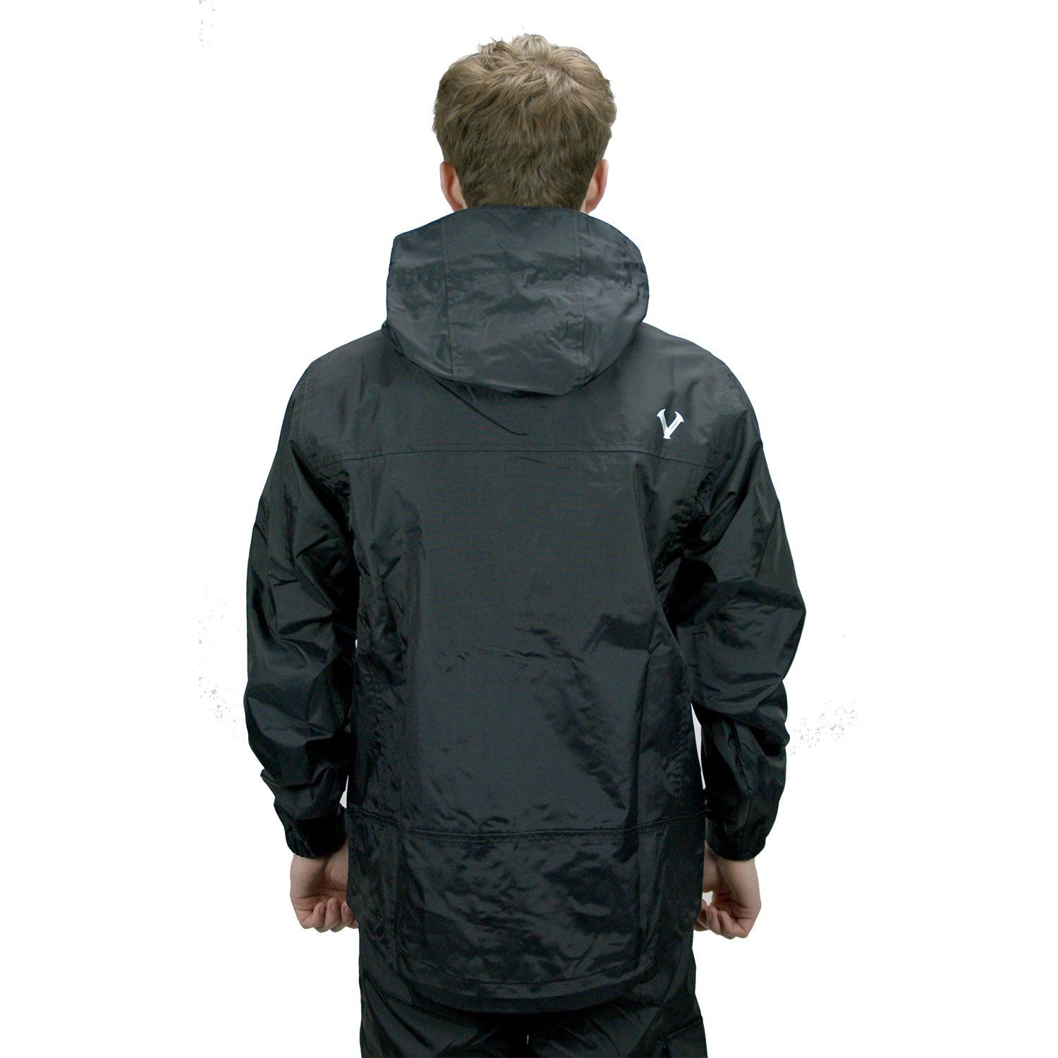 Vallation Men's Dark Rain Jacket