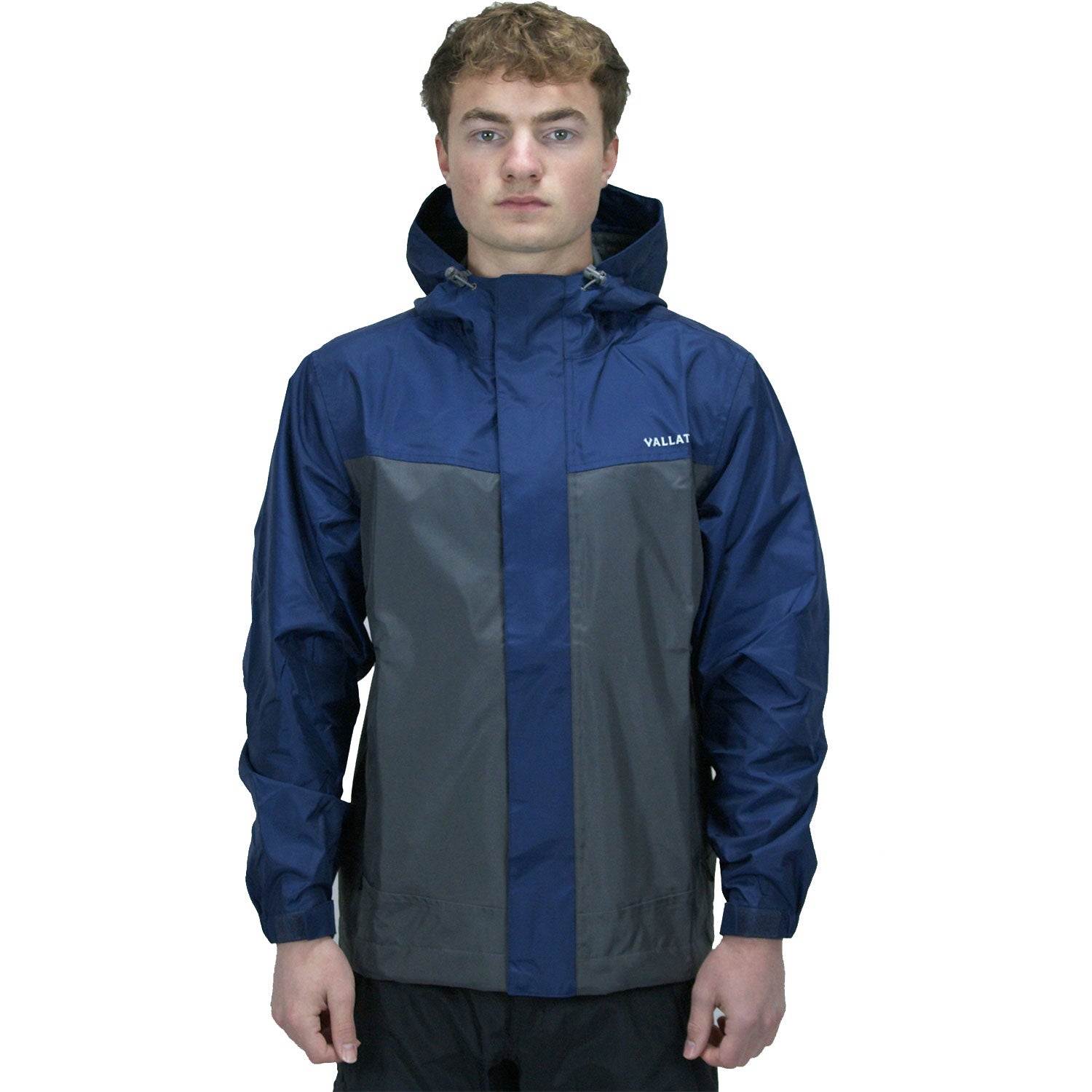 Vallation Men's Dark Rain Jacket