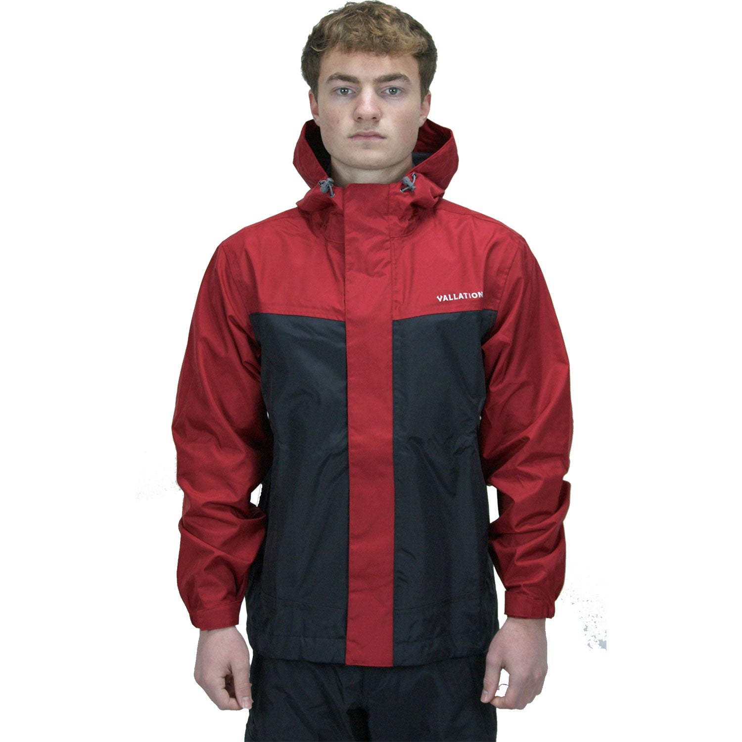 Vallation Men's Dark Rain Jacket