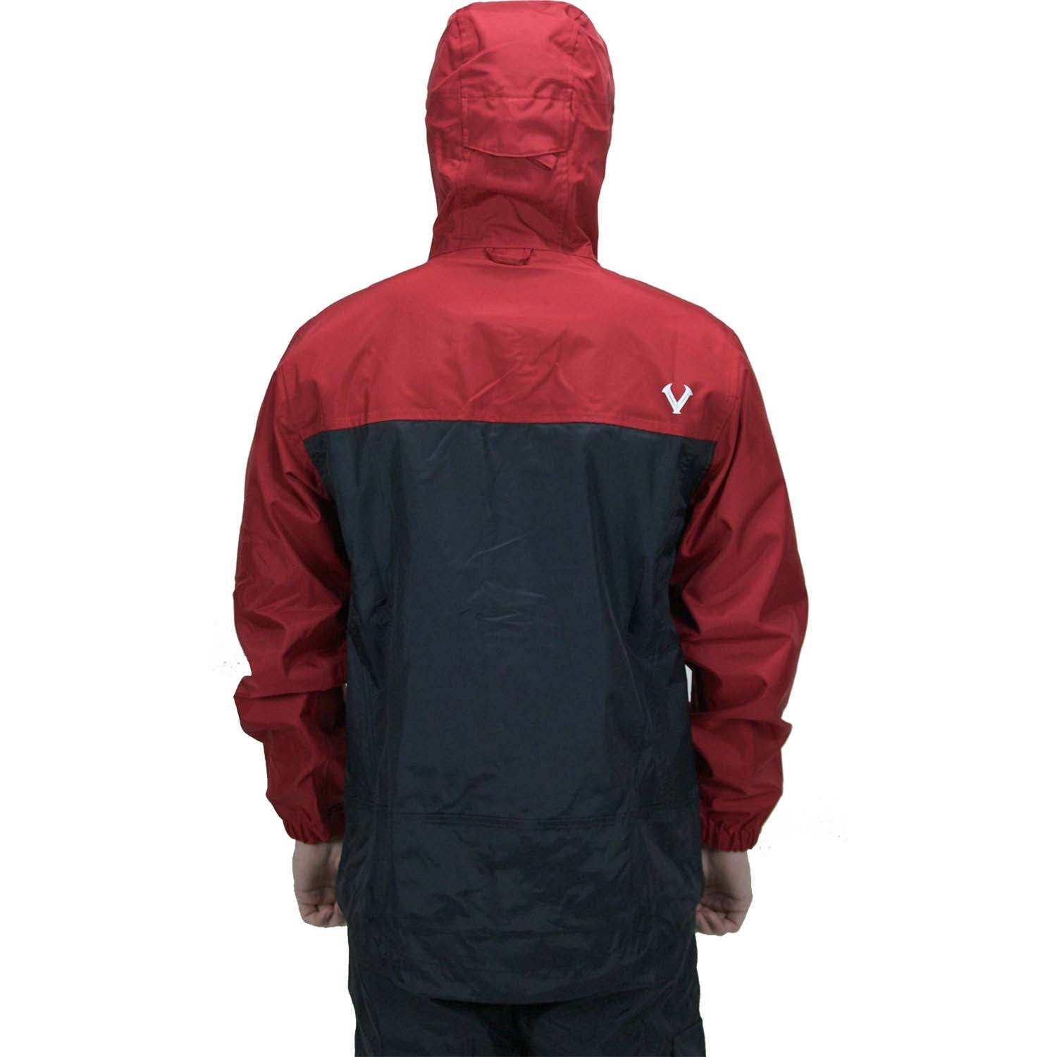 Vallation Men's Dark Rain Jacket