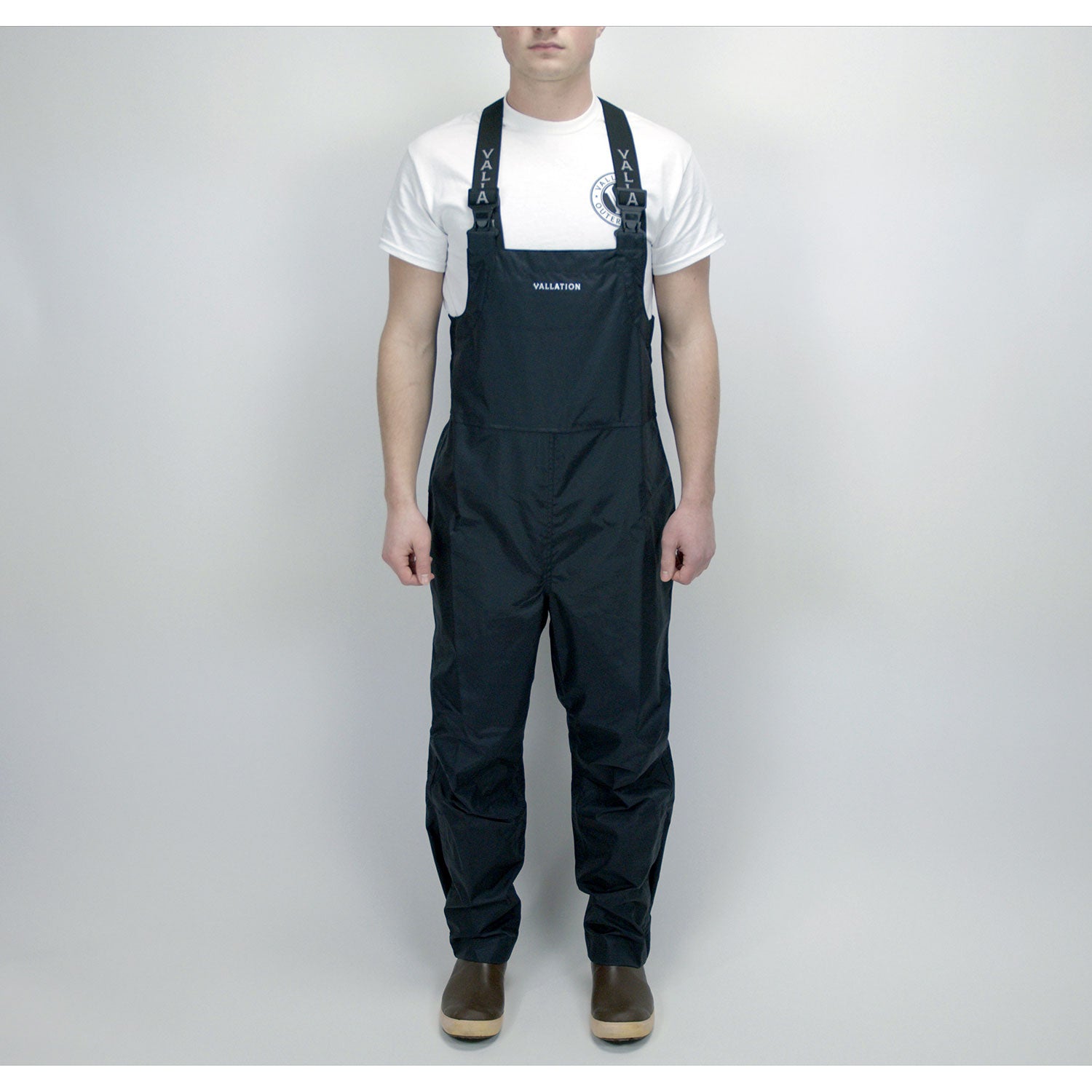 Vallation Men's Dark Rain Bib