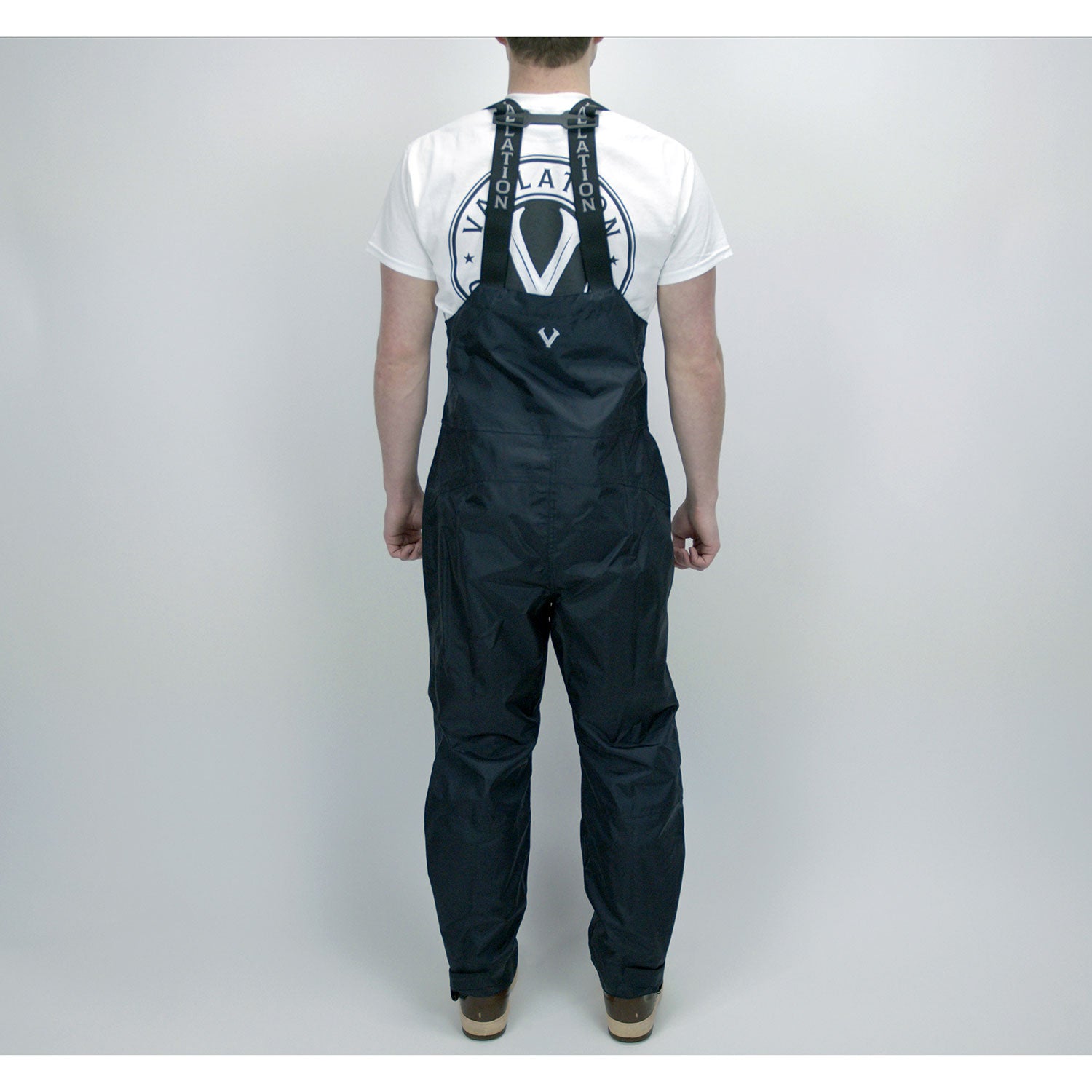 Vallation Men's Dark Rain Bib