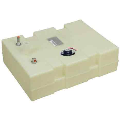 Moeller 12 Gallon Permanent Below Deck Boat Fuel Tank,  24.5"L x 18.5" W x 9.75"