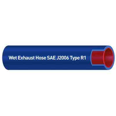 Sierra 202-6000-36 Blue Silicone Hose 6" x 3'