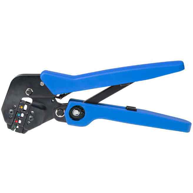 Double Crimp Ratcheting CrimperAncor Angled 26 to 10 AWG
