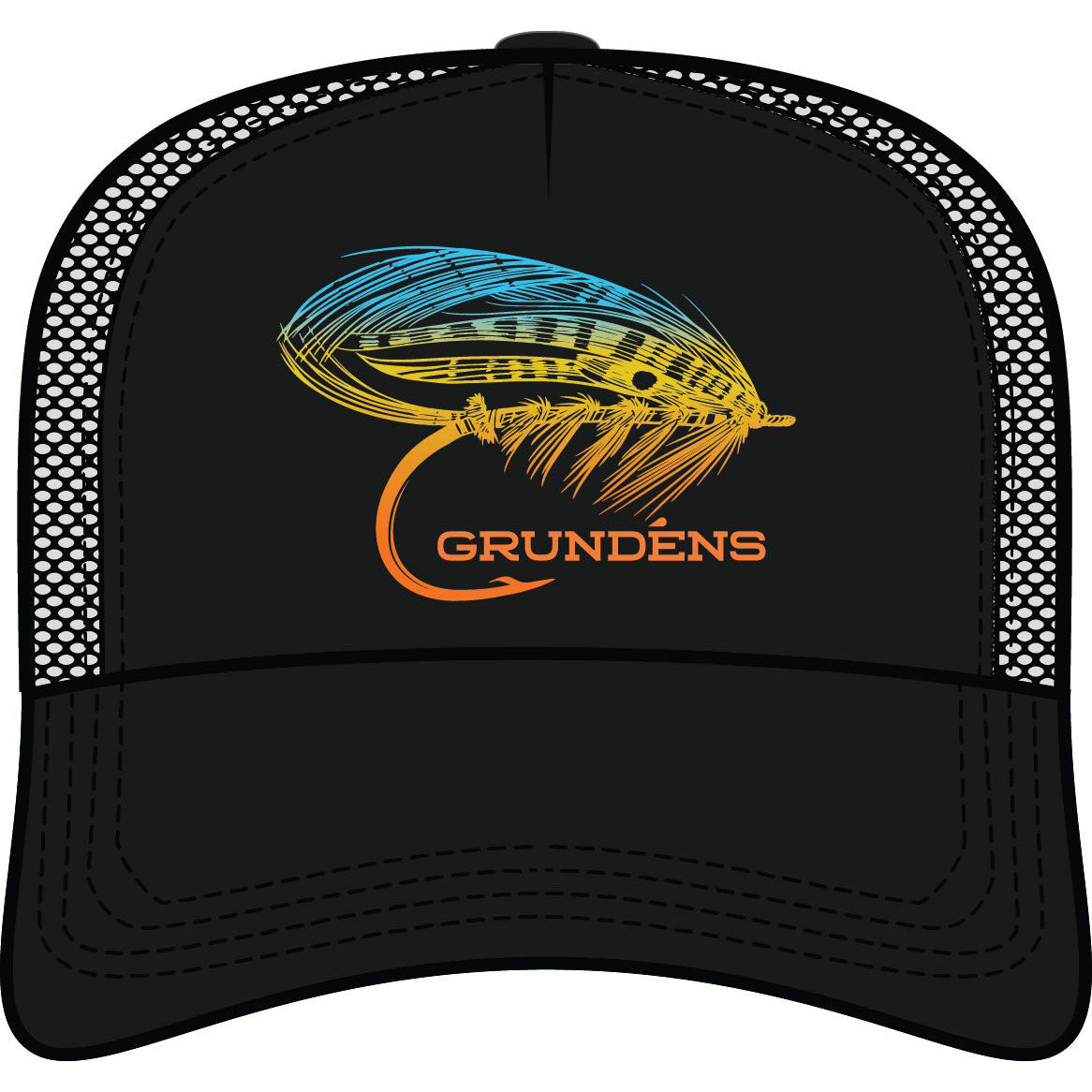 Grundens Sunset Salmon Foamie Trucker Hat