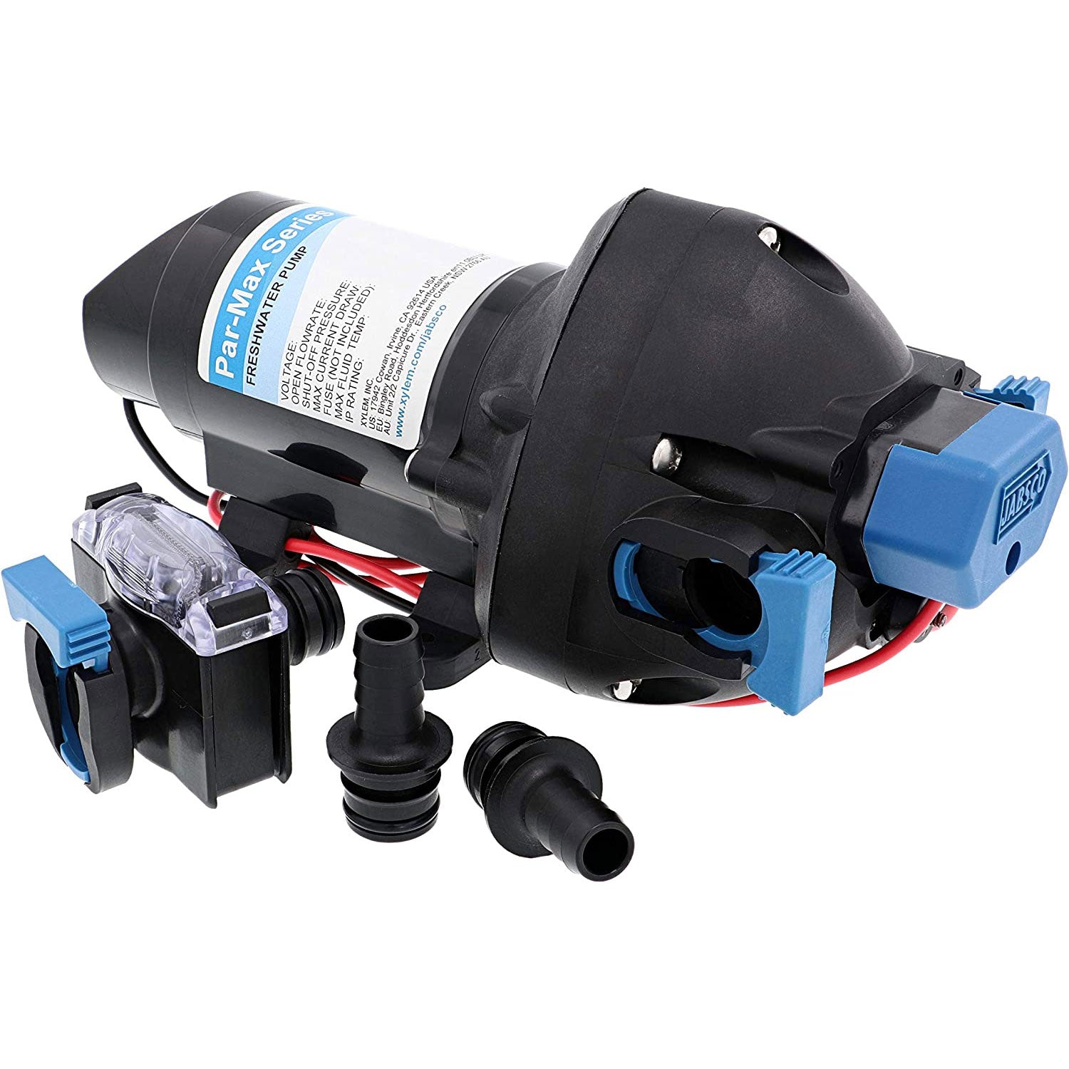 Jabsco Par Max 3 Freshwater Delivery Pump, 3 GPM, 24V DC, 40 PSI