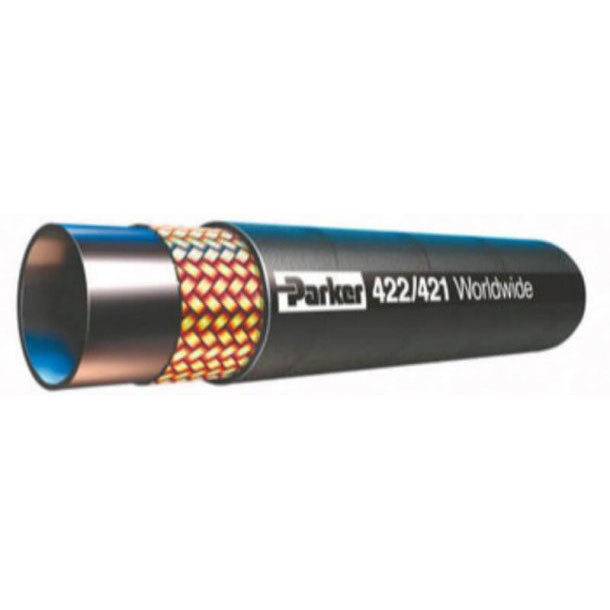 Single Wire Steel Braid Hydraulic Hose 1in ID per foot