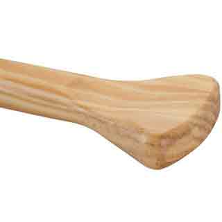 Pro Wooden Paddle with Beaver Tail, 5.0'