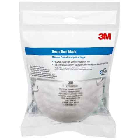 Disposable Dust Mask, 3M Standard Size, White