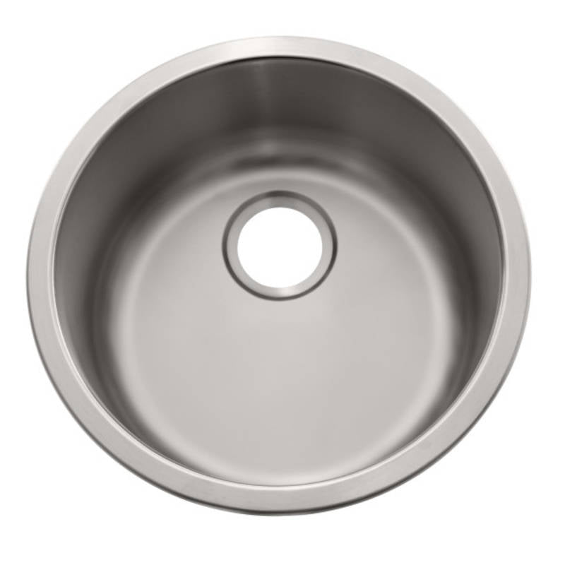 Cylinder Sink, Brushed Stainless Steel, 11-1/2"  Rim O.D., Ambassador Marine